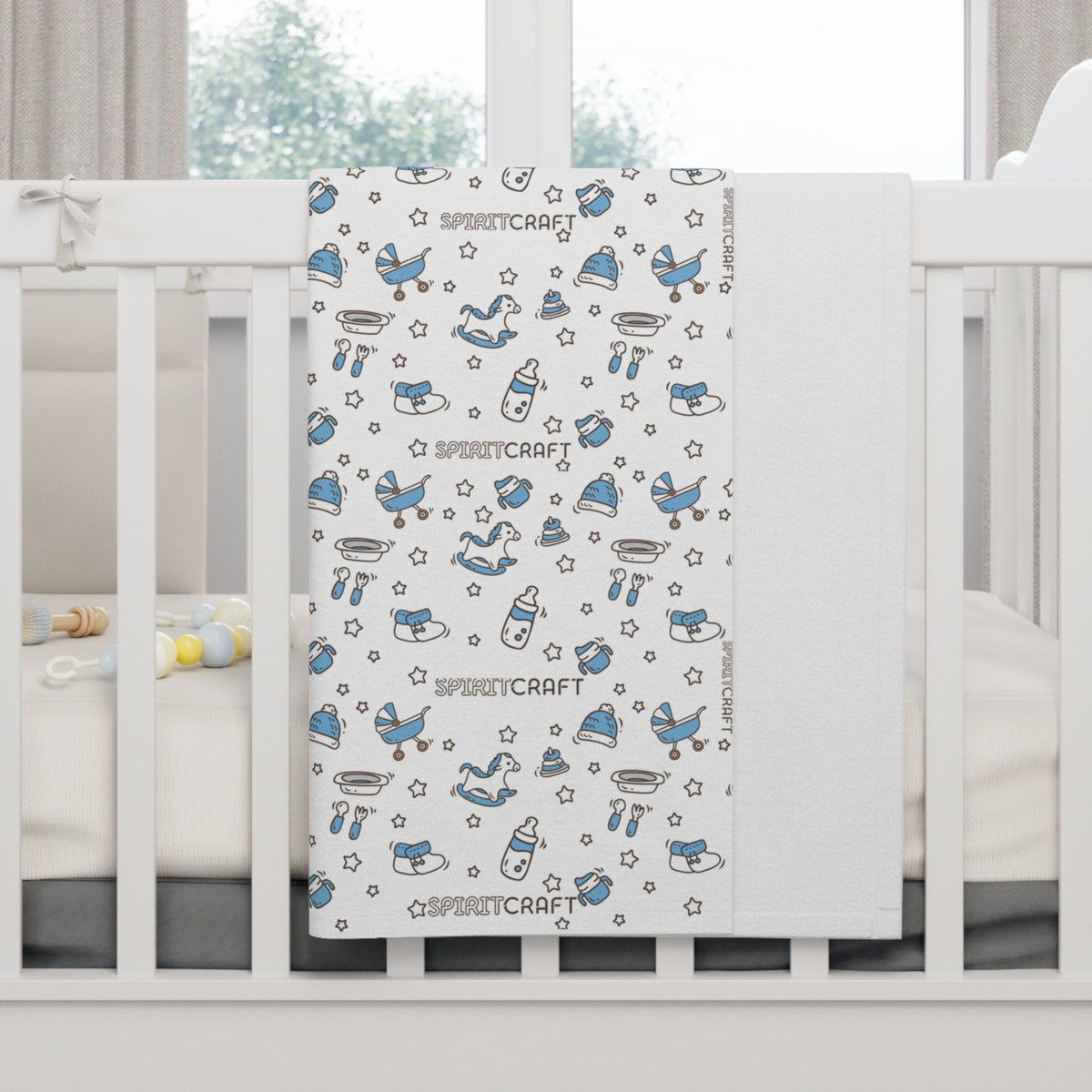 Soft Patterned Cuddle Baby Blanket