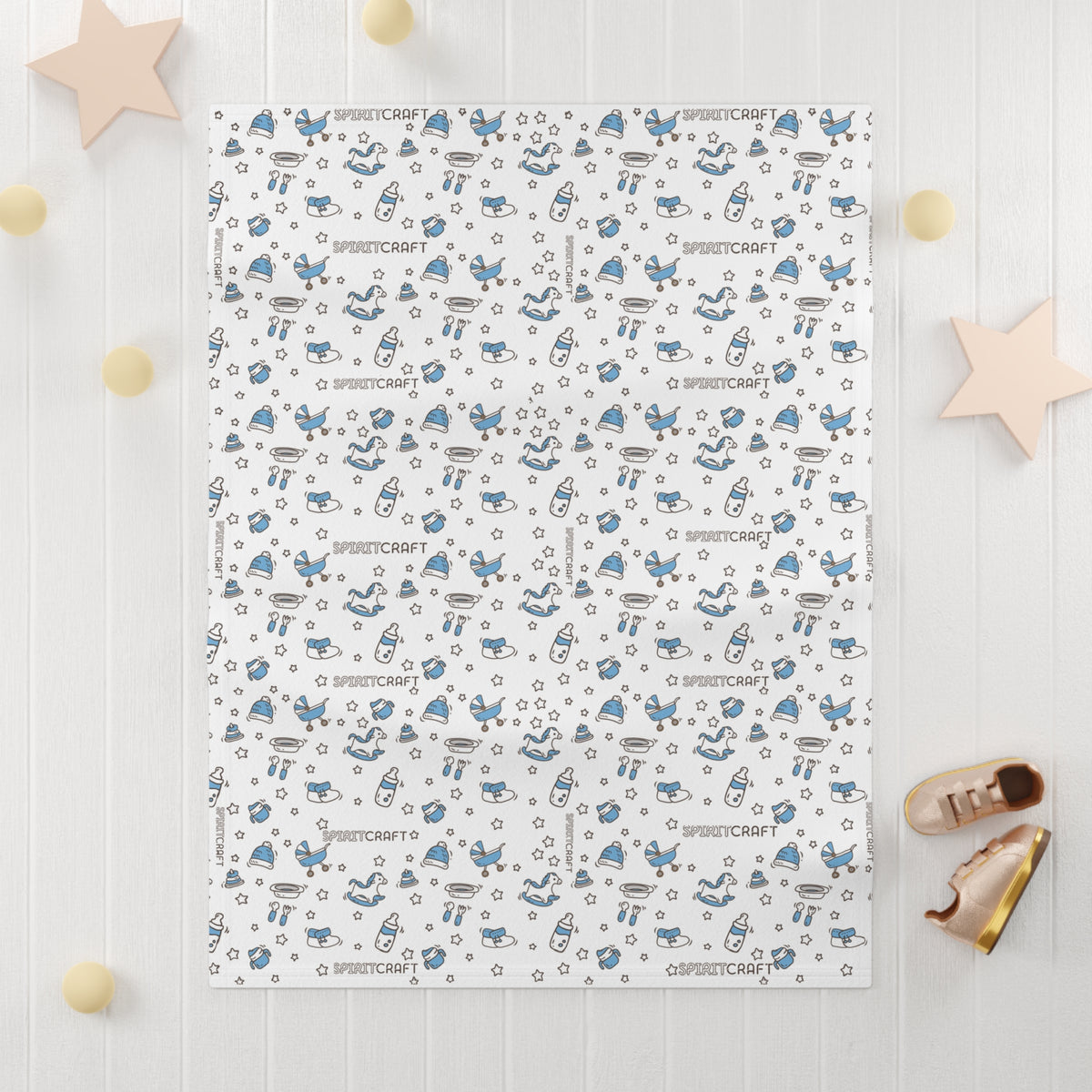Soft Patterned Cuddle Baby Blanket