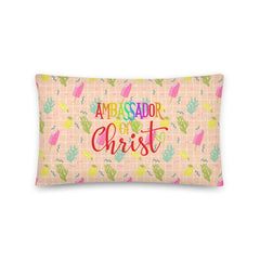 Ambassador of Purpose Inspirational Throw Pillows