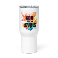 God has no Rivals Travel mug with a handle