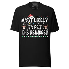 MOST LIKELY TO PET THE REINDEER