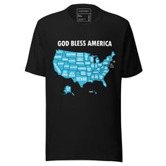 USA Pride Map Graphic T-Shirt