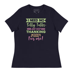 No Talk, Just Gratitude & Focus Inspirational T-Shirt