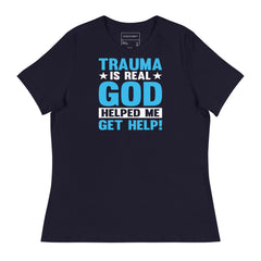 Trauma Is Real – Seeking Help Is Strength Inspirational T-Shirt